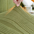Couch Cover | Jacquard Fabric | Textured Ribbed Pattern | Pet-Friendly Living Room