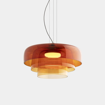 Modern Nordic Glass Pendant Light - Minimalist Tiered Design