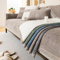 Sofa Cover | Chenille & Tweed | Woven Texture | Living Room Accent