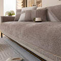 Sofa Cover | Chenille & Tweed | Woven Texture | Living Room Accent