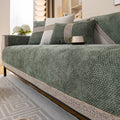 Sofa Cover | Chenille & Tweed | Woven Texture | Living Room Accent
