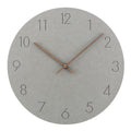 Wall Clock | Matte Finish & Wood | Silent Mechanism | Living Room Accent
