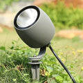 Garden Pathway Spotlight | Matte Black Metal & Clear Glass | Energy-Efficient LED | Outdoor Garden Use