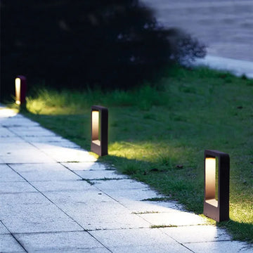 Modern Waterproof LED Garden Bollard Light – Sleek Outdoor Ground Pathway Lamp