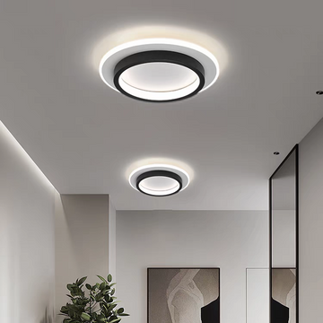 Modern Flush Mount LED Ceiling Light – Minimalist Round Acrylic Design, 3 Colour Modes