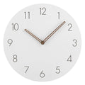 Wall Clock | Matte Finish & Wood | Silent Mechanism | Living Room Accent