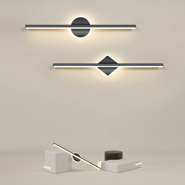 Modern Geometric LED Wall Sconce - Minimalist Metal Design