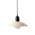 Pendant Lamp | Metal | Wide Dome Shade & Matte Finish | Modern Living Room