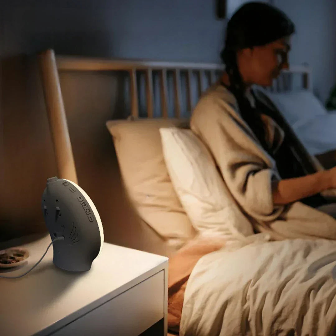 Alarm Clock Lamp | Plastic & Glass | Sunrise Simulation | Bedside Table