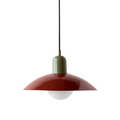 Pendant Lamp | Metal | Wide Dome Shade & Matte Finish | Modern Living Room