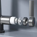 Kitchen Faucet | Matte Black Metal & LED Display | Touch Control & Pull-out Sprayer | Modern Kitchen