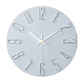 Wall Clock | Quartz & Metal | Silent Mechanism | Living Room Accent