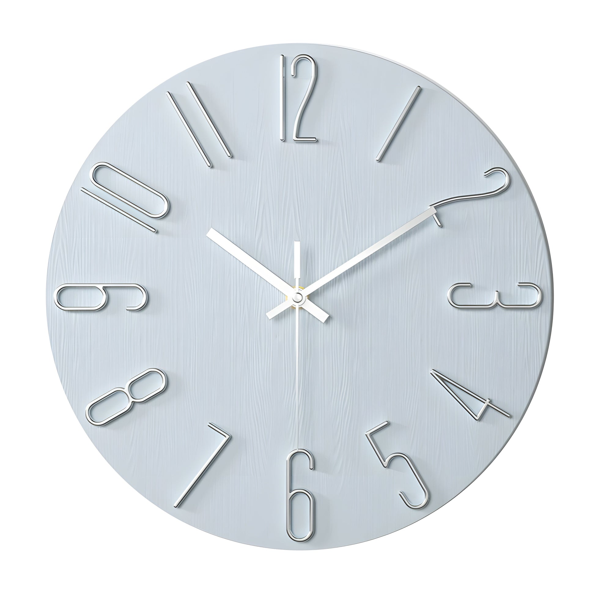Wall Clock | Quartz & Metal | Silent Mechanism | Living Room Accent