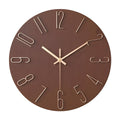 Wall Clock | Quartz & Metal | Silent Mechanism | Living Room Accent