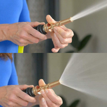 Stainless Steel Kink-Proof Garden Hose with Adjustable Nozzle