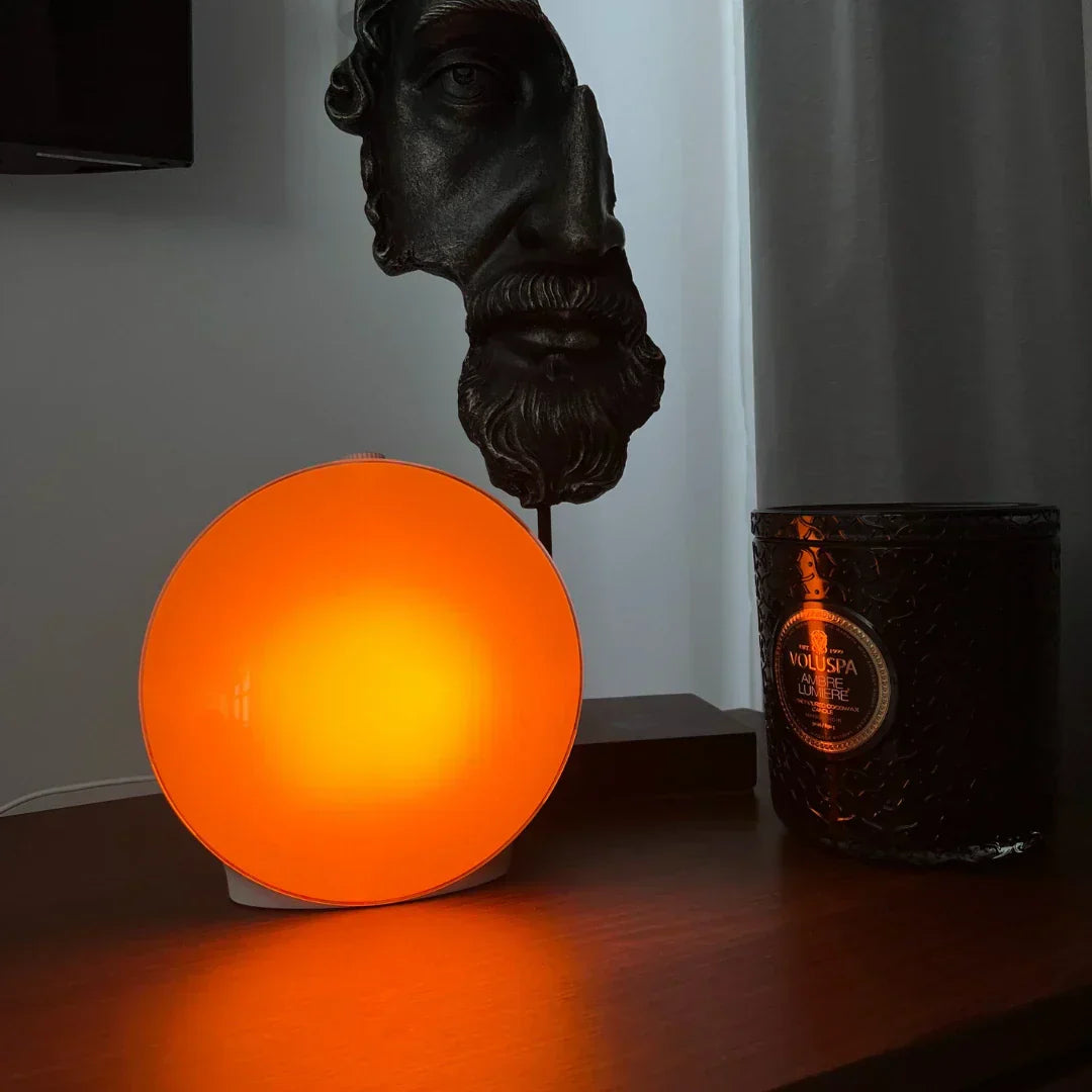 Alarm Clock Lamp | Plastic & Glass | Sunrise Simulation | Bedside Table