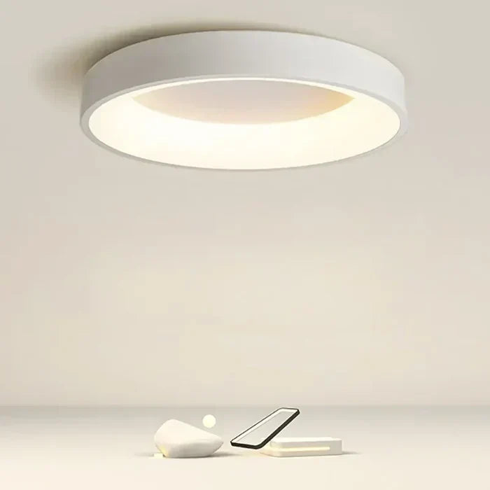 Ceiling Light | Matte Metal & Acrylic | Scandinavian Flush Mount | Modern Home