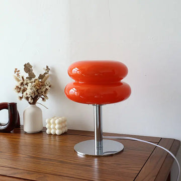 Italian Modern Bauhaus Table Lamp with Dual-Layer Dome Design