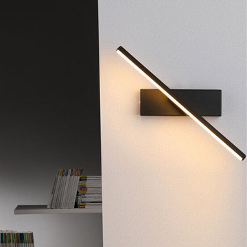 Modern Rotatable LED Wall Light – Minimalist Aluminium Sconce for Bedroom or Living Room