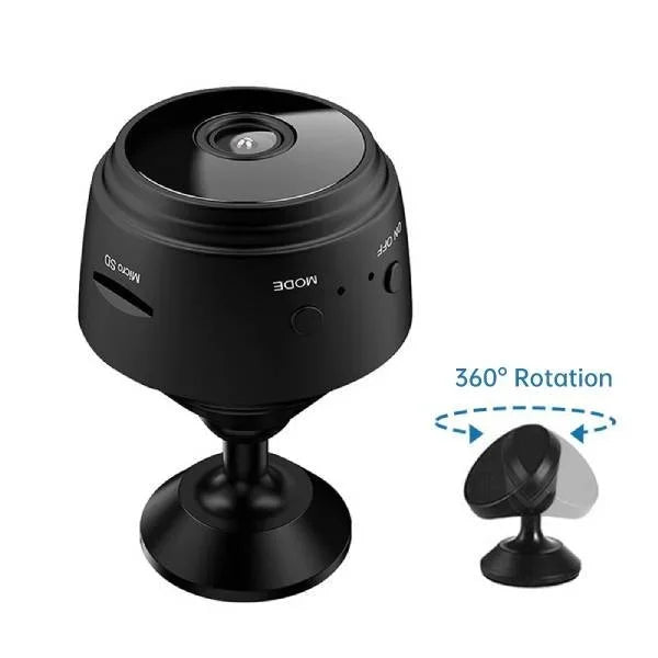 Wireless Backup Camera | Matte Black Plastic & Glass | Full HD Wireless Connectivity | RV or Truck Use