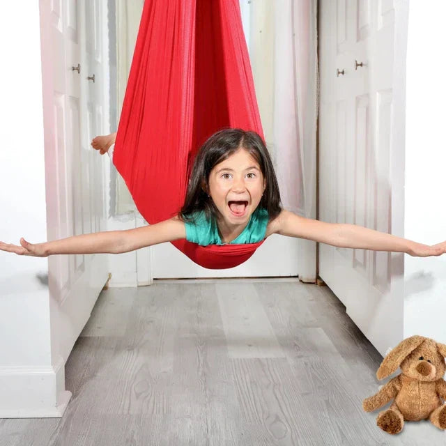 Therapeutic Swing | Soft Fabric | Hammock-Style Design & Secure Hanging Loop | Children's Sensory Aid