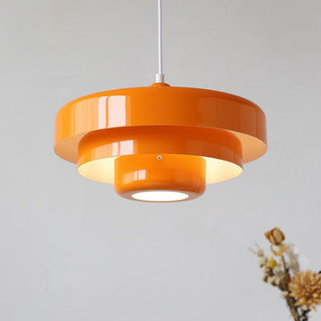 Mid-Century Modern Multi-Layered Pendant Light with Retro Charm