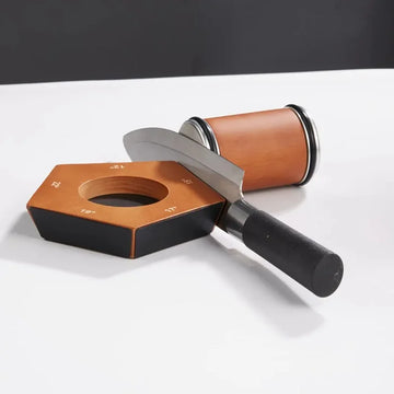 Manual Diamond Knife Sharpener with Angle Guide - SharpRoll