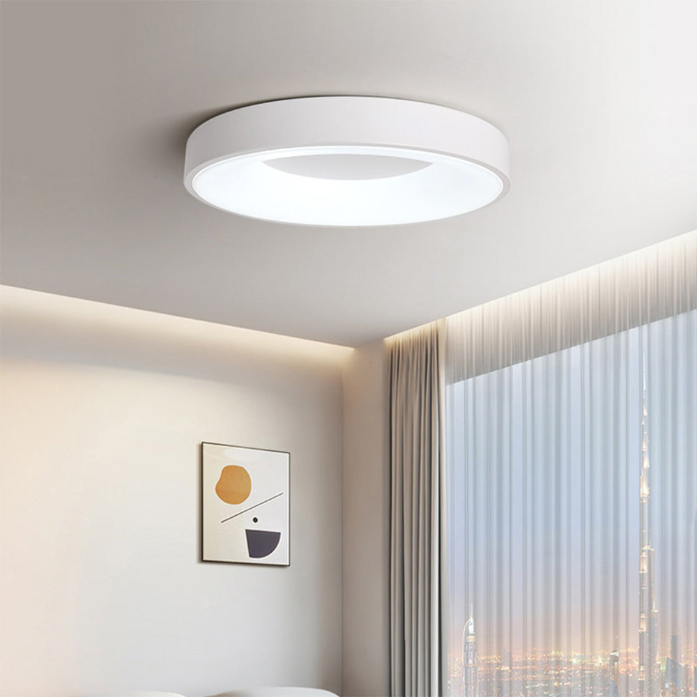 Modern Minimalist LED Ceiling Light – Round Flush Mount with Acrylic Diffuser, 240V