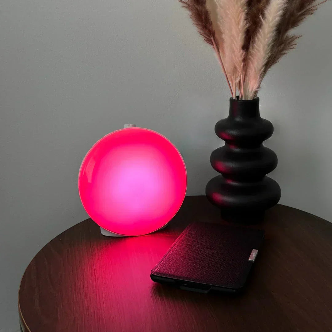 Alarm Clock Lamp | Plastic & Glass | Sunrise Simulation | Bedside Table