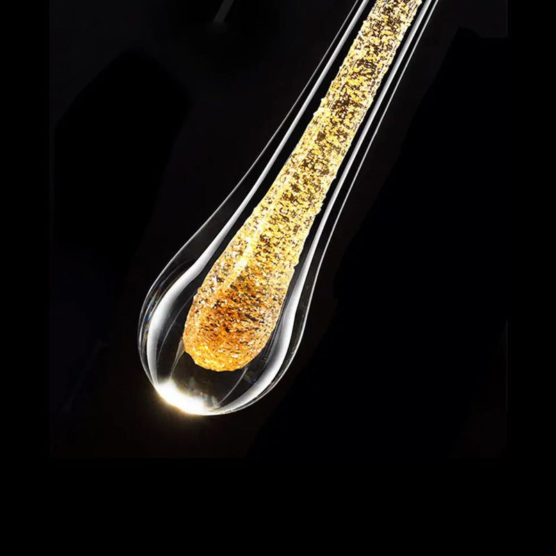 Teardrop Glass Wall Light – Elegant Minimalist Pendant Lamp with Warm LED Glow