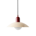 Pendant Lamp | Metal | Wide Dome Shade & Matte Finish | Modern Living Room