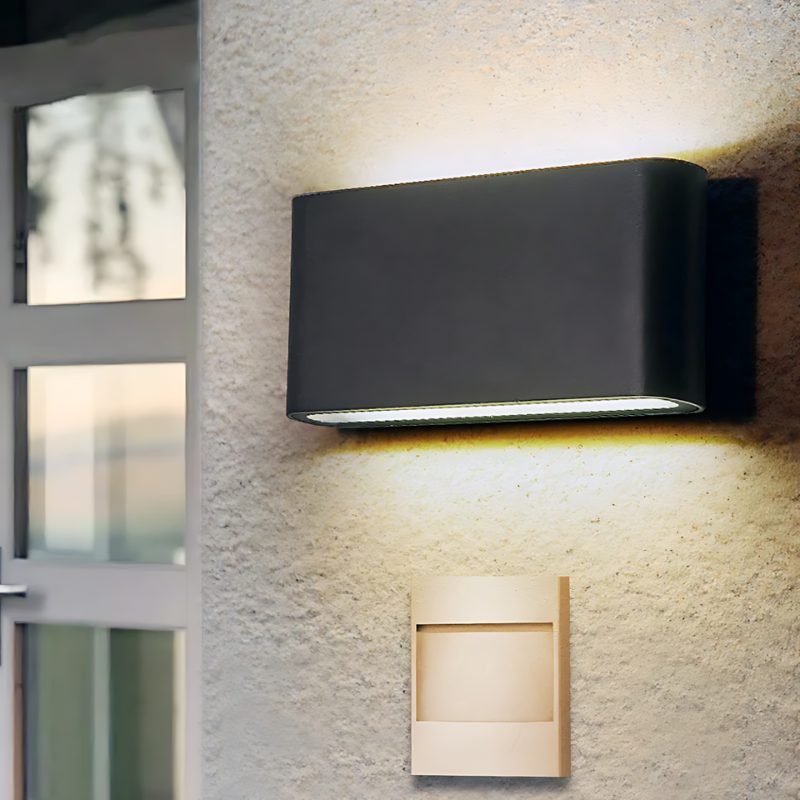 Modern Waterproof LED Wall Light – Outdoor Up & Down Garden Lamp, Energy Efficient