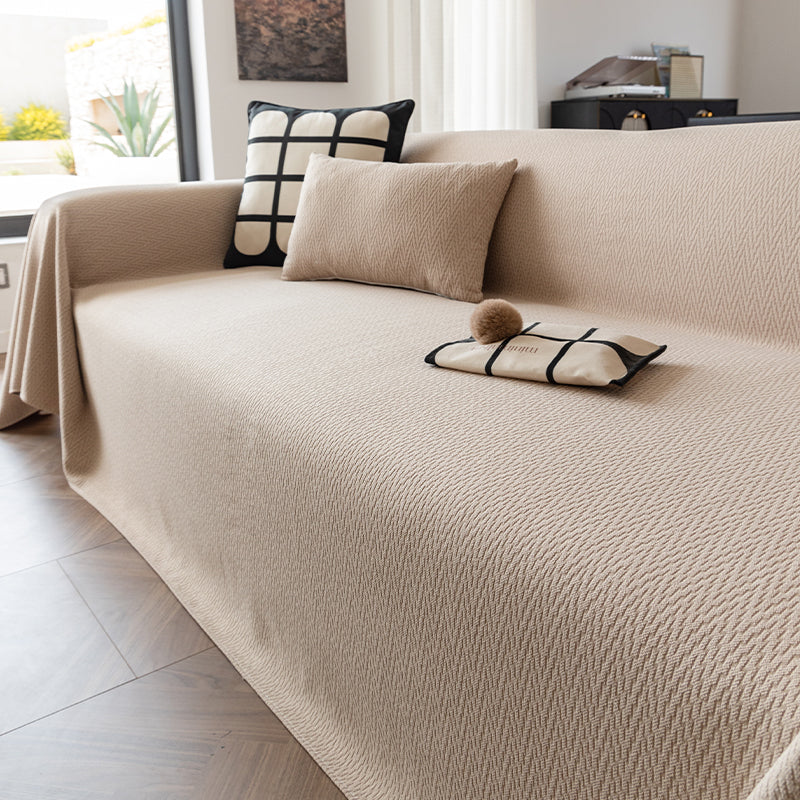 Sofa Cover | Cotton | Textured Pattern & Durable Fabric | Living Room Enhancement