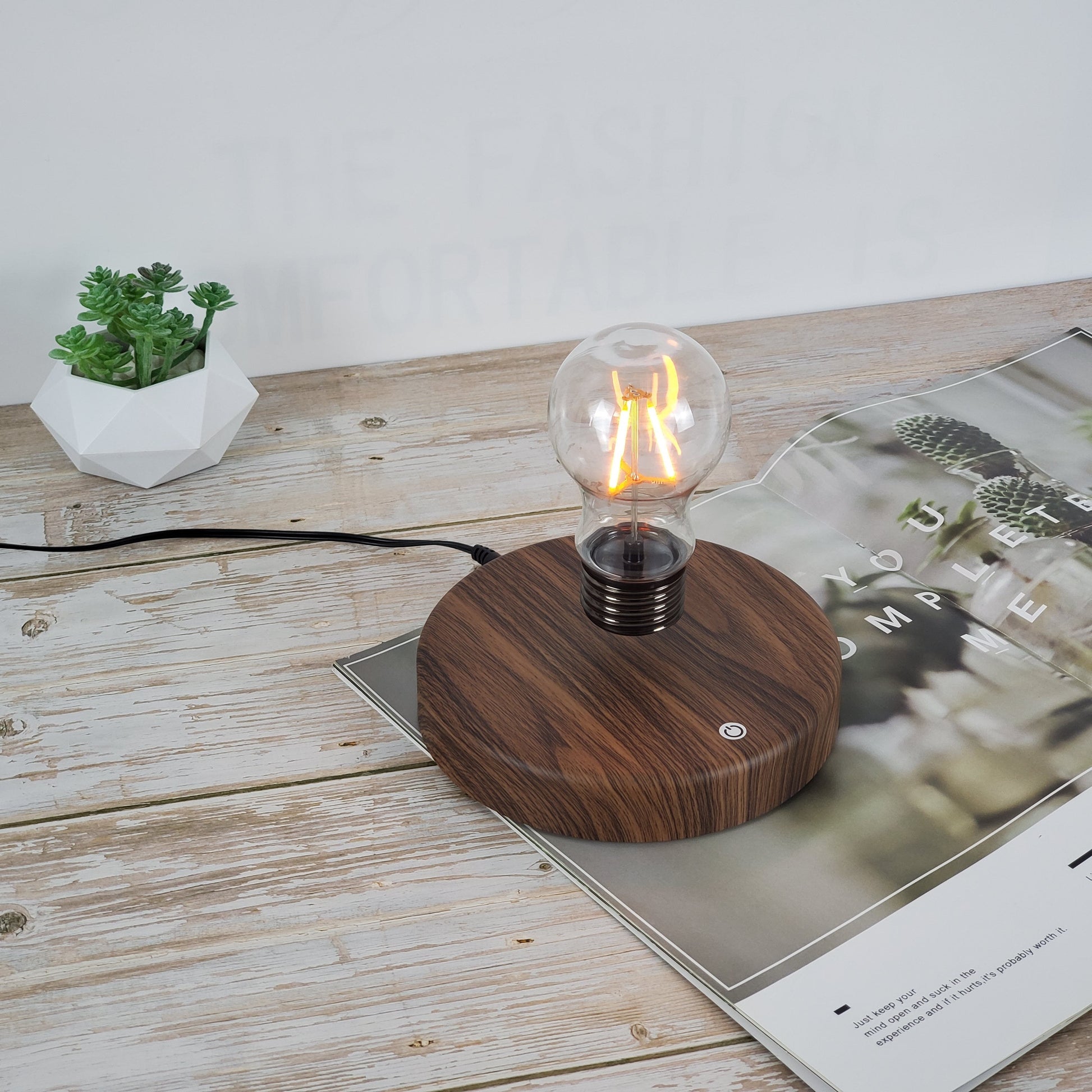 Magnetic Floating LED Bulb Lamp with Touch Control