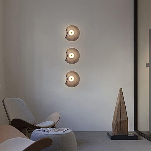 Modern LED Wall Light with Smoked Glass Shade – Contemporary Decorative Sconce