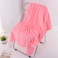 Bath Towel | Soft Fabric | Textured Surface & Rounded Corners | Bathroom Essential