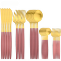 Cutlery Set | Stainless Steel | Gold Finish & Sleek Handles | Upscale Dining