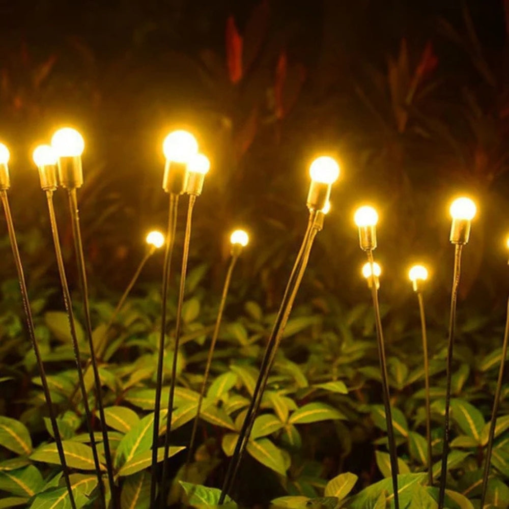 Garden Stake Lights | Metal & Plastic | Solar-Powered Waterproof | Outdoor Ambiance