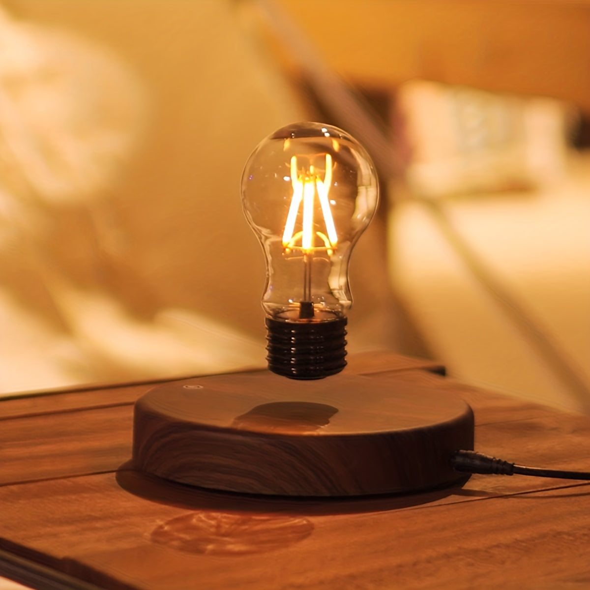 Magnetic Floating LED Bulb Lamp with Touch Control