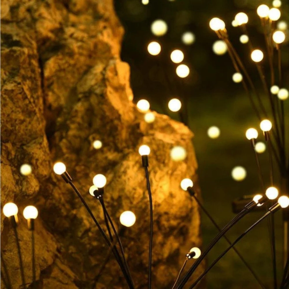 Garden Stake Lights | Metal & Plastic | Solar-Powered Waterproof | Outdoor Ambiance