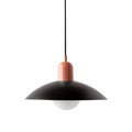 Pendant Lamp | Metal | Wide Dome Shade & Matte Finish | Modern Living Room