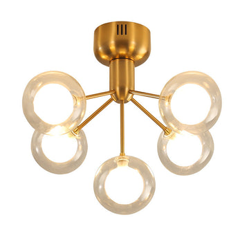Nordic Modern Ceiling Light Fixture Sleek LED Flush Mount for Aisle