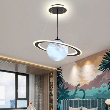 Children's Planetary LED Pendant Light – Modern Space-Inspired Ceiling Fixture