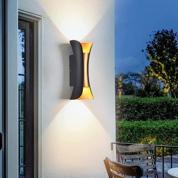 Outdoor Modern LED Wall Sconce – IP65 Waterproof Aluminum Light Fixture