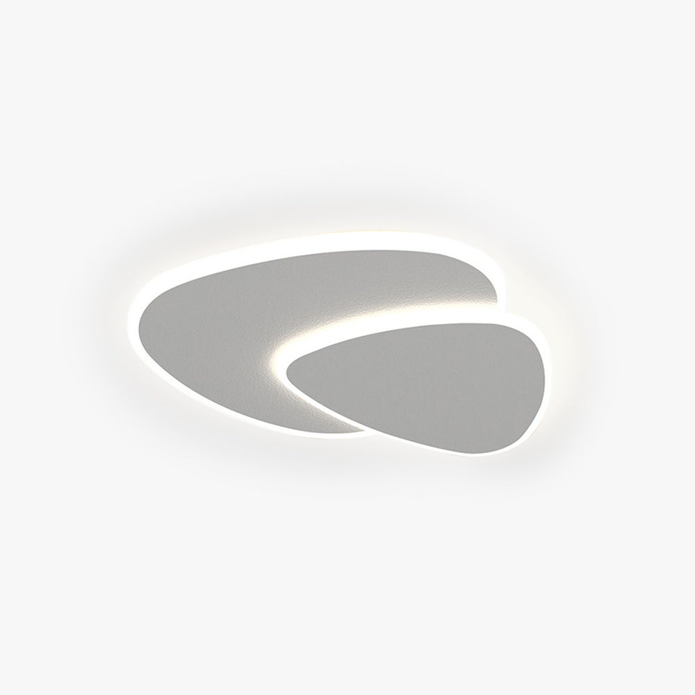 Ceiling Flush Mount | Metal & Acrylic | Asymmetrical LED | Contemporary Interior