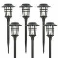 Outdoor Solar Floor Lamp | Stainless Steel & Glass | Weatherproof Lantern Style | Garden Path