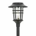 Outdoor Solar Floor Lamp | Stainless Steel & Glass | Weatherproof Lantern Style | Garden Path