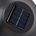 Outdoor Solar Floor Lamp | Stainless Steel & Glass | Weatherproof Lantern Style | Garden Path
