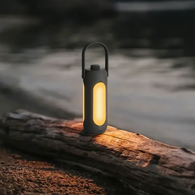 Portable LED Camping Lantern with Flashlight & 180-Hour Battery Life