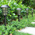 Outdoor Solar Floor Lamp | Stainless Steel & Glass | Weatherproof Lantern Style | Garden Path